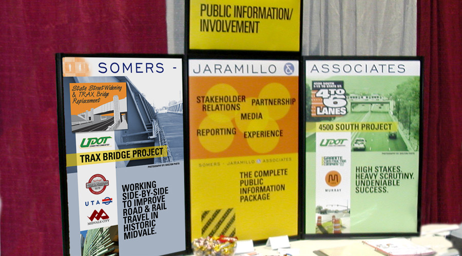 Table top booth display